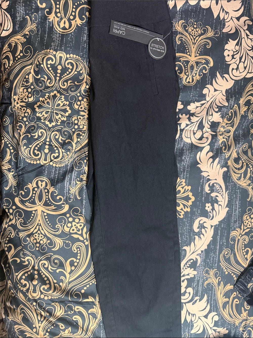 Women Stretch Black Pants caprice 
Cleaning my closet many item need to go